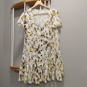 Lemon Printed Dress 🍋